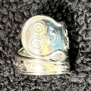 Vintage SpaghettiOs Sterling Silver Spoon Ring